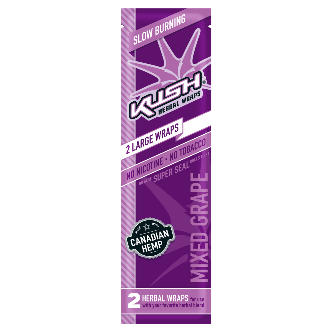 KUSH CONICAL WRAPS MIXED GRAPE | WRAPS | REGO INTERNATIONAL | Canna Kingdom Online Store Buy Delivery