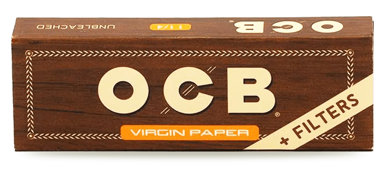OCB UNBLEACHED VIRGIN PAPER 1 1/4 + TIPS | ROLLING PAPERS | REGO INTERNATIONAL | Canna Kingdom Online Store Buy Delivery