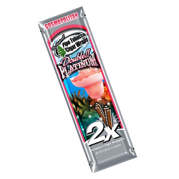 BLUNT WRAP DOUBLE PLATINUM COSMOPOLITAN | WRAPS | REGO INTERNATIONAL | Canna Kingdom Online Store Buy Delivery