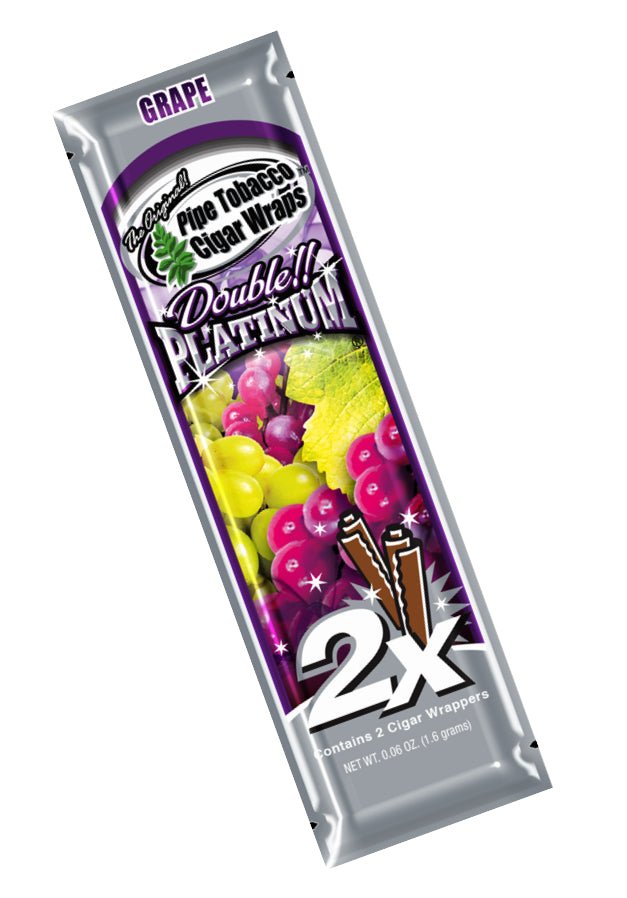 BLUNT WRAP DOUBLE PLATINUM GRAPE | WRAPS | REGO INTERNATIONAL | Canna Kingdom Online Store Buy Delivery