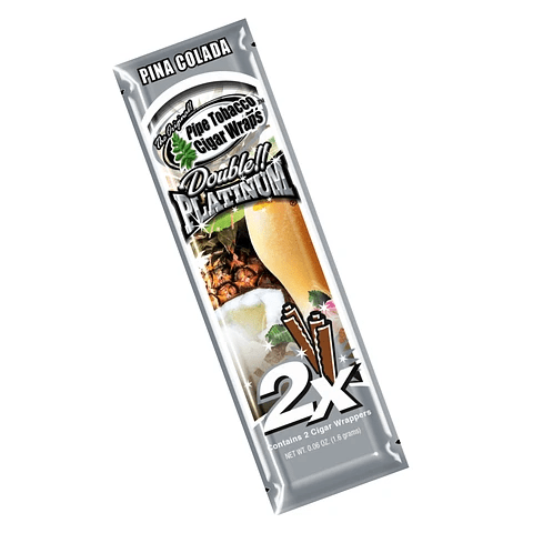 BLUNT WRAP DOUBLE PLATINUM PINA COLADA | WRAPS | REGO INTERNATIONAL | Canna Kingdom Online Store Buy Delivery