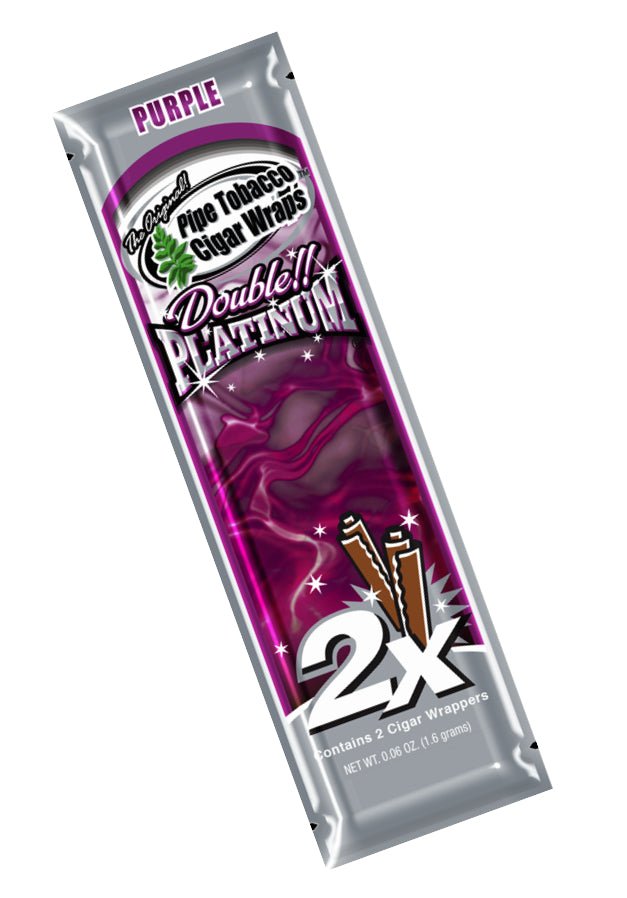 BLUNT WRAP DOUBLE PLATINUM PURPLE | WRAPS | REGO INTERNATIONAL | Canna Kingdom Online Store Buy Delivery