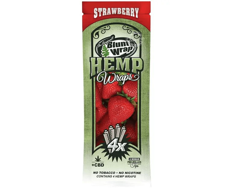 BLUNT WRAP HEMP WRAPS STRAWBERRY | WRAPS | REGO INTERNATIONAL | Canna Kingdom Online Store Buy Delivery