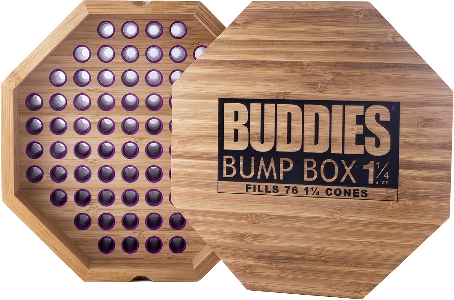 BUDDIES OCT BUMP BOX 1 1/4 76 FILLER | ROLLING MACHINES | REGO INTERNATIONAL | Canna Kingdom Online Store Buy Delivery