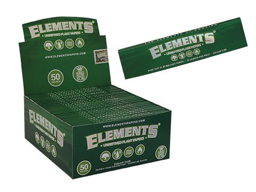 ELEMENTS GREEN ROLLING PAPERS K/S | ROLLING PAPERS | REGO INTERNATIONAL | Canna Kingdom Online Store Buy Delivery