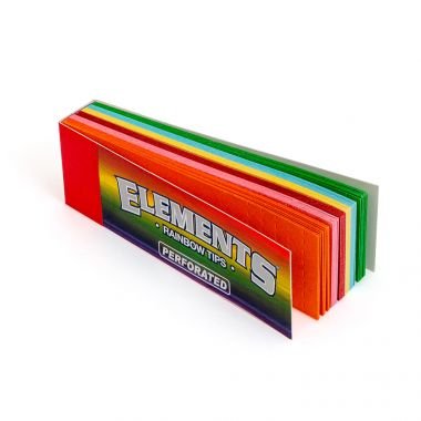 ELEMENTS RAINBOW PERFORATED TIPS | ROLLING PAPERS | REGO INTERNATIONAL HQ | Canna Kingdom Online Store Buy Delivery