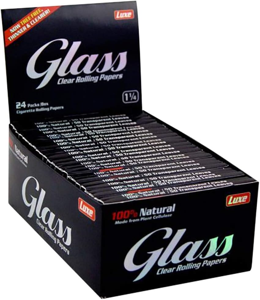 GLASS LUXE 1 1/4 CLEAR PAPER | ROLLING PAPERS | REGO INTERNATIONAL | Canna Kingdom Online Store Buy Delivery
