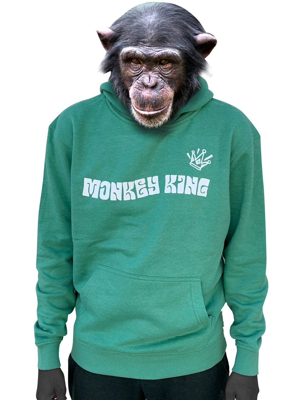 M MONKEY KING HOODIE GREEN | APPAREL | REGO INTERNATIONAL | Canna Kingdom Online Store Buy Delivery