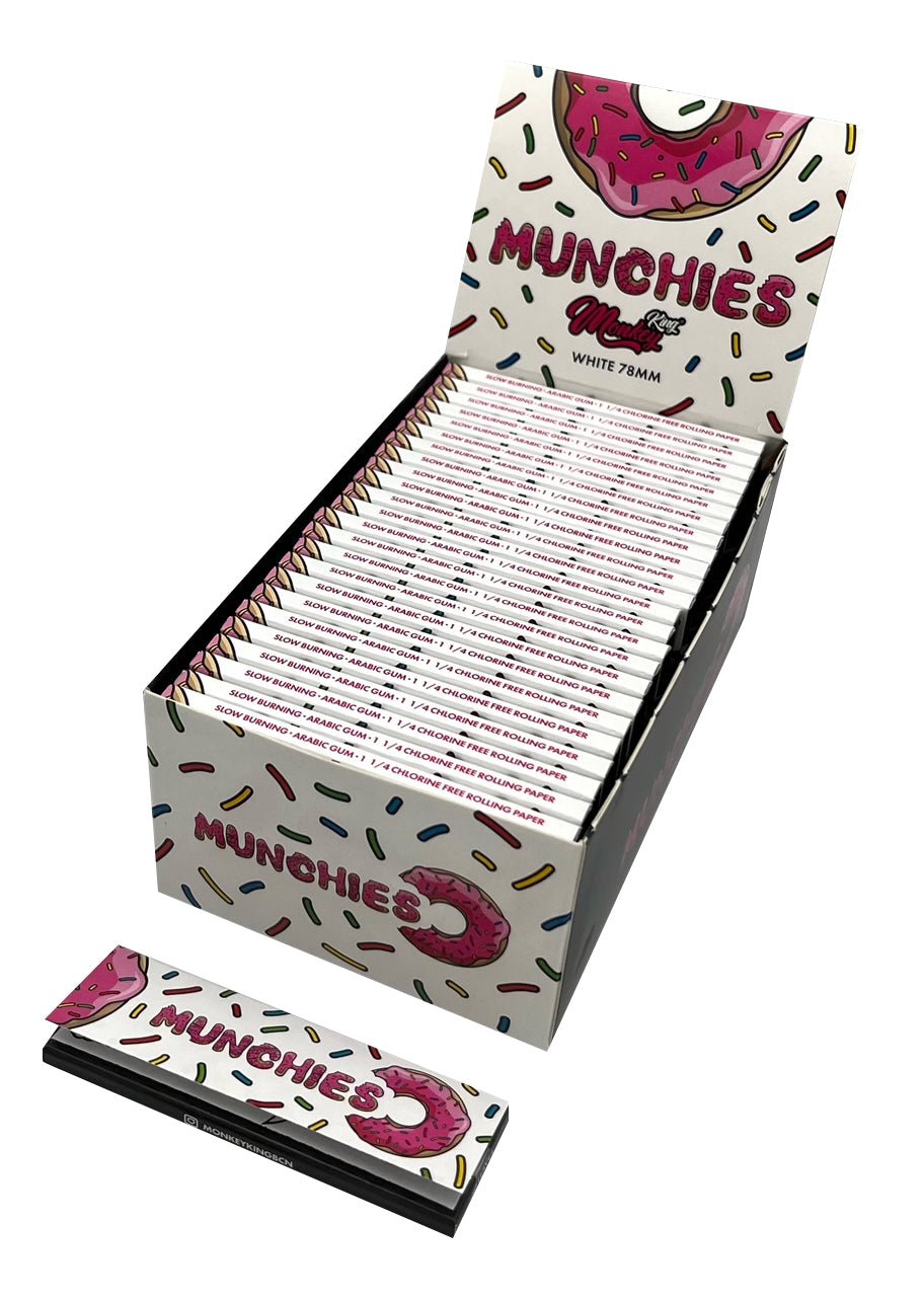 MONKEY KING 1 1/4 MUNCHIES WHITE | ROLLING PAPERS | REGO INTERNATIONAL | Canna Kingdom Online Store Buy Delivery