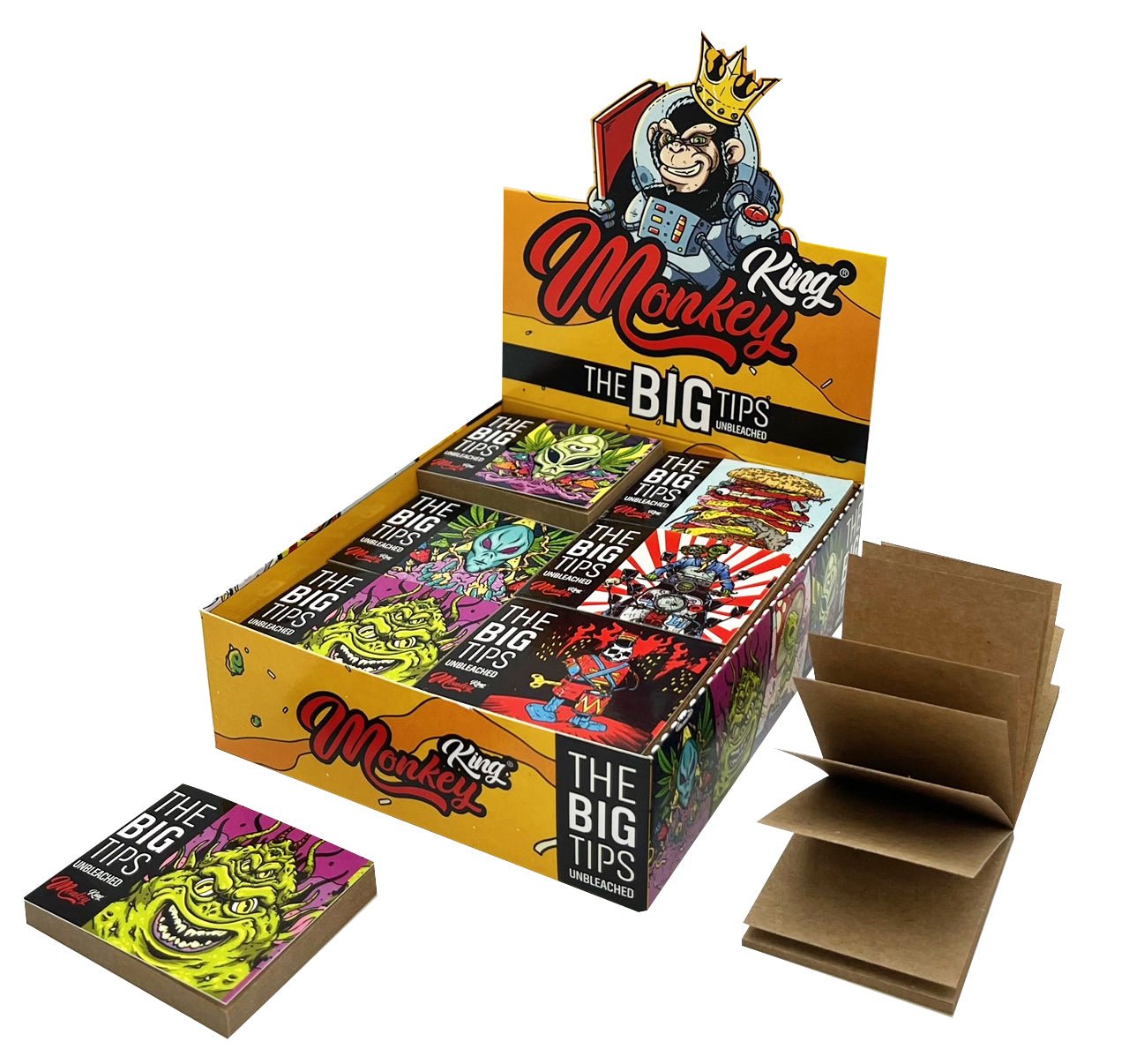 MONKEY KING FILTERS BIG UNBLEACHED | FILTERS | REGO INTERNATIONAL | Canna Kingdom Online Store Buy Delivery