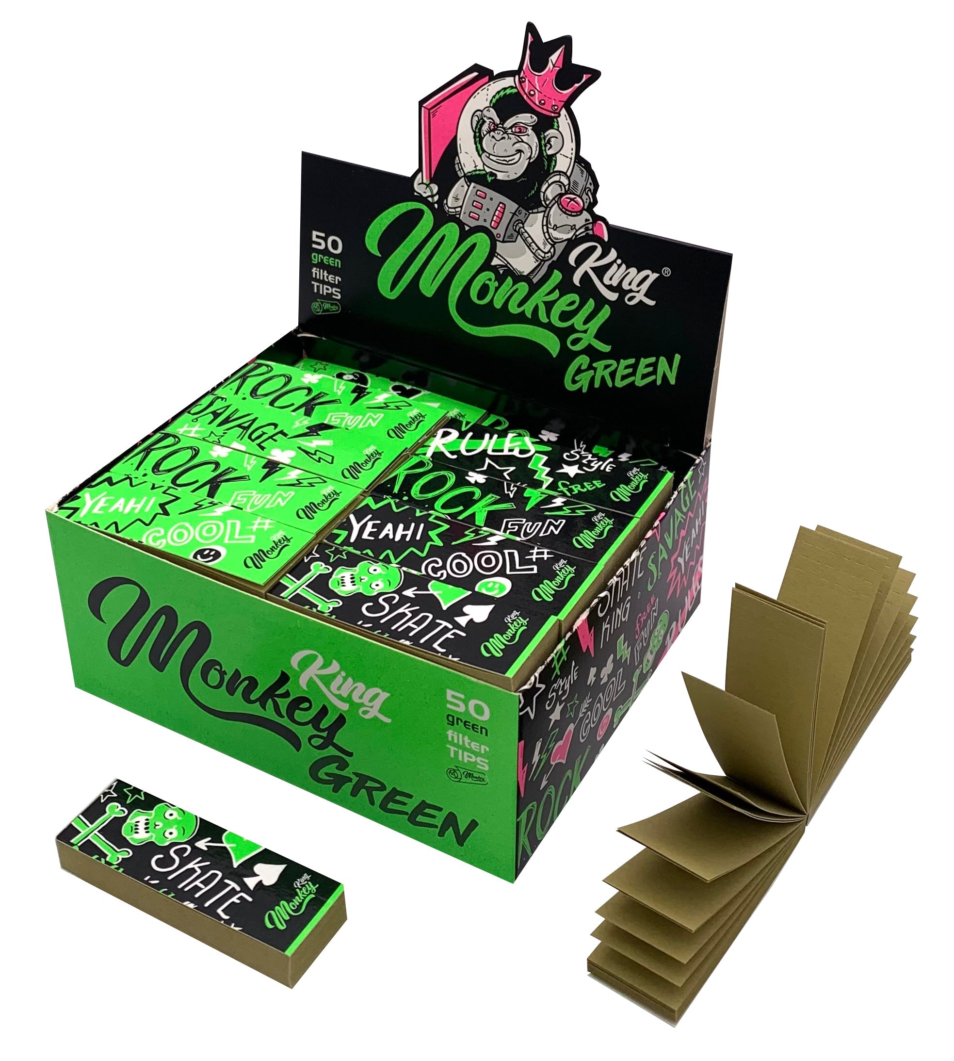 MONKEY KING FILTERS REGULAR GREEN | FILTERS | REGO INTERNATIONAL | Canna Kingdom Online Store Buy Delivery