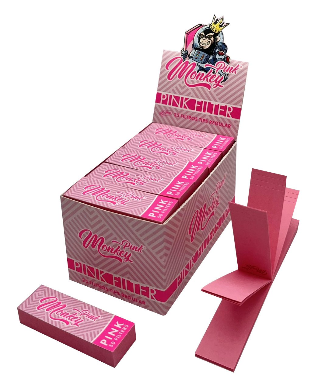 MONKEY KING FILTERS REGULAR PINK | FILTERS | REGO INTERNATIONAL | Canna Kingdom Online Store Buy Delivery