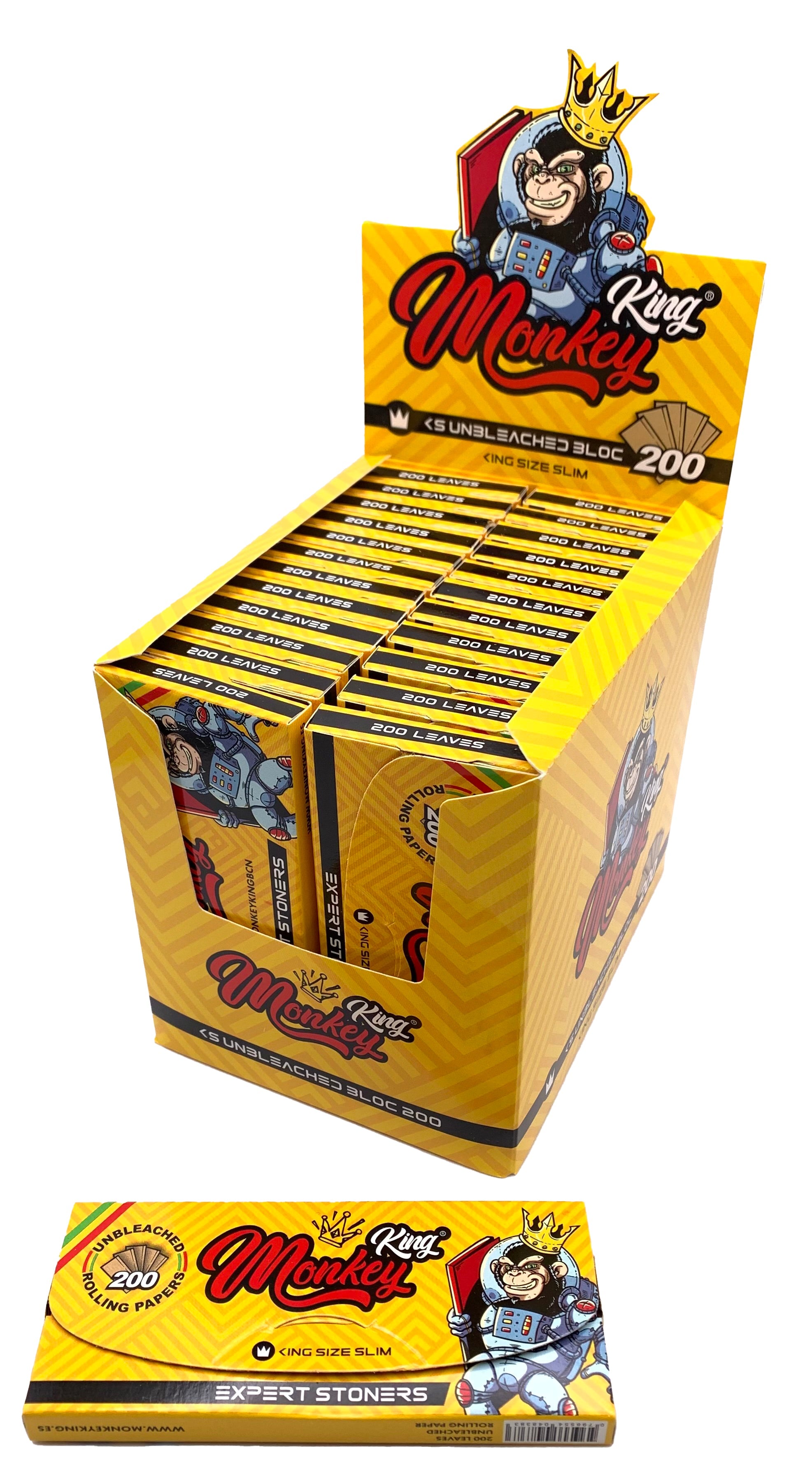 MONKEY KING KS 200 UNIT | ROLLING PAPERS | REGO INTERNATIONAL | Canna Kingdom Online Store Buy Delivery