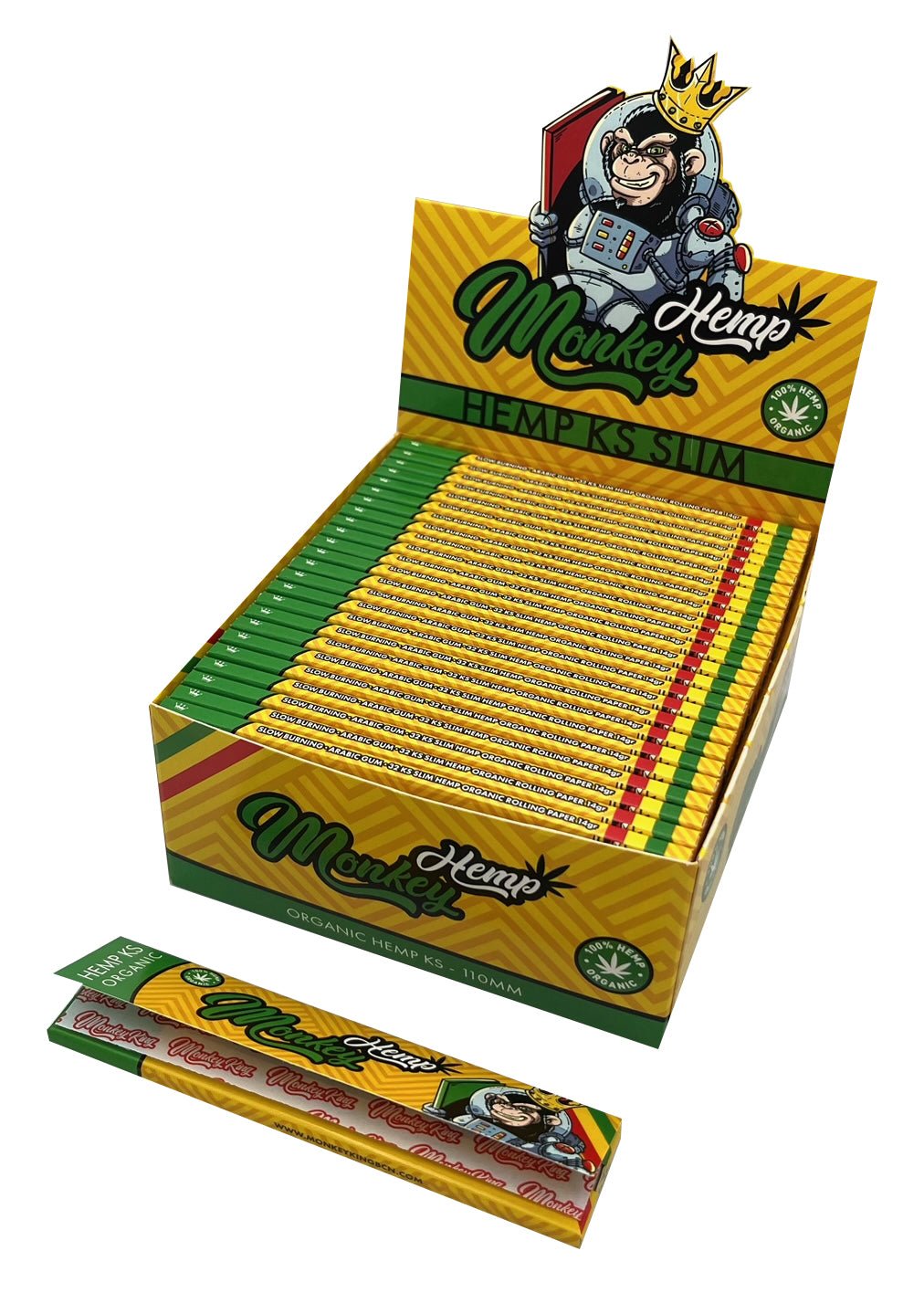 MONKEY KING KS HEMP | ROLLING PAPERS | REGO INTERNATIONAL | Canna Kingdom Online Store Buy Delivery