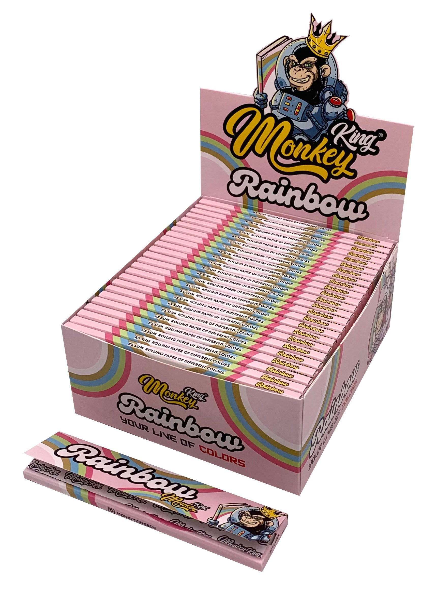 MONKEY KING KS RAINBOW | ROLLING PAPERS | REGO INTERNATIONAL | Canna Kingdom Online Store Buy Delivery