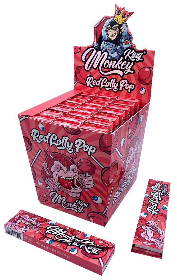 MONKEY KING KS + TIPS SMELL LOLLYPOP | ROLLING PAPERS | REGO INTERNATIONAL | Canna Kingdom Online Store Buy Delivery