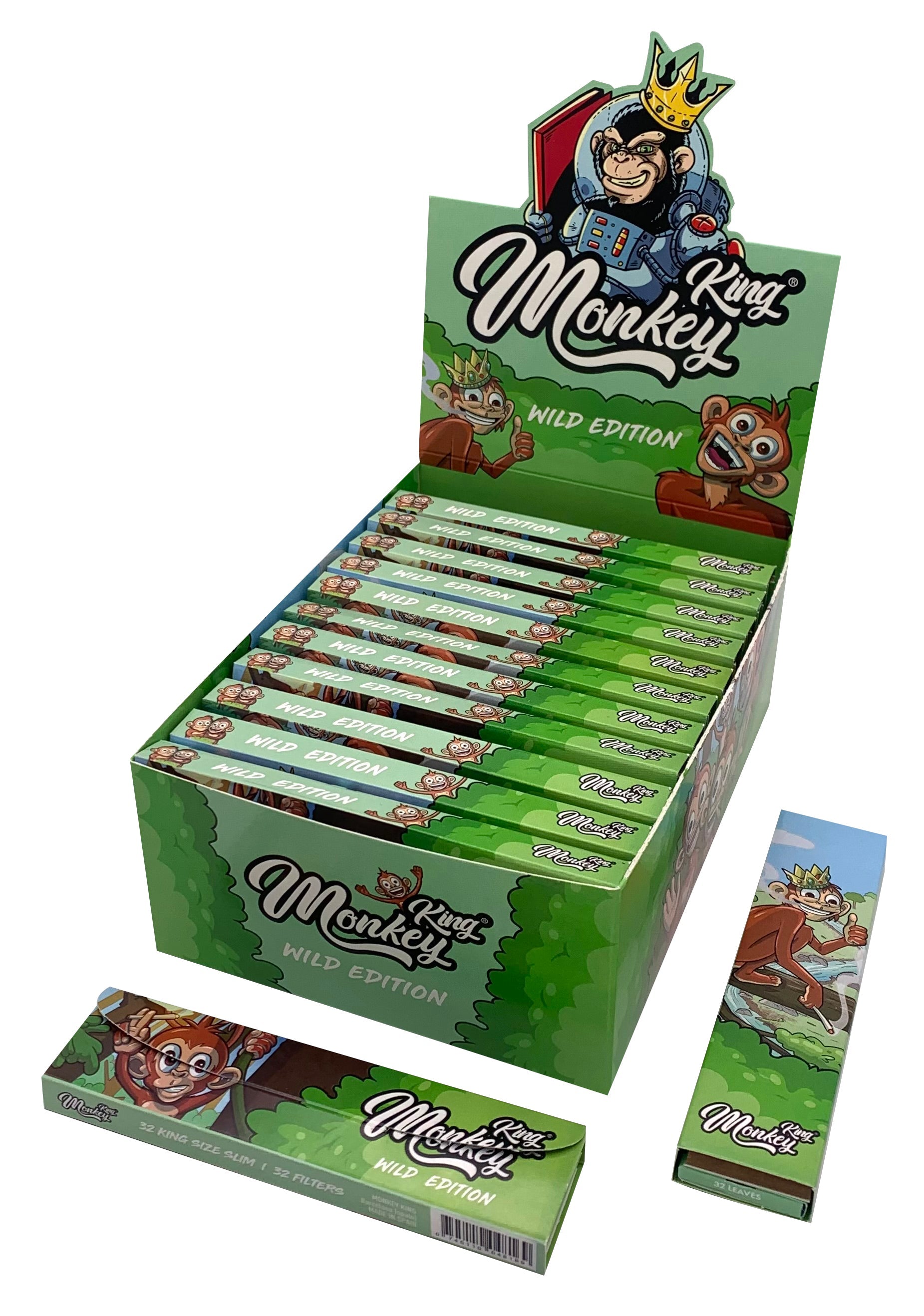 MONKEY KING KS + TIPS WILD | ROLLING PAPERS | REGO INTERNATIONAL | Canna Kingdom Online Store Buy Delivery