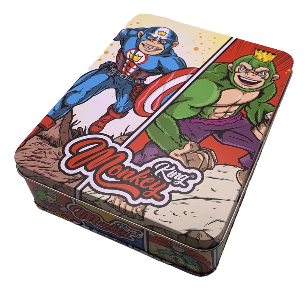 MONKEY KING METAL TIN LARGE HERO | STORAGE | REGO INTERNATIONAL | Canna Kingdom Online Store Buy Delivery