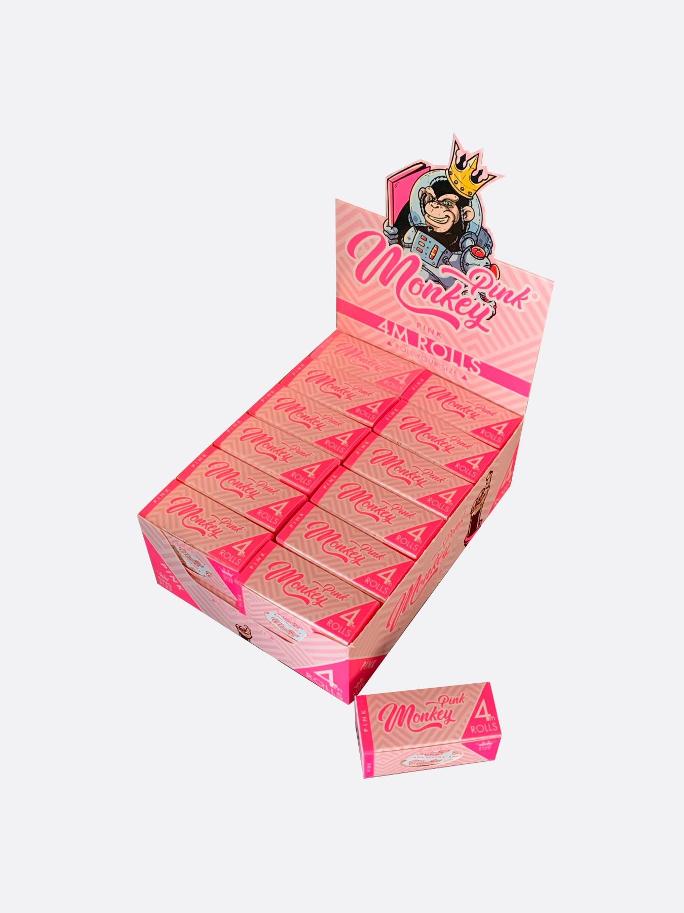 MONKEY KING ROLL 4M PINK | ROLLING PAPERS | REGO INTERNATIONAL | Canna Kingdom Online Store Buy Delivery