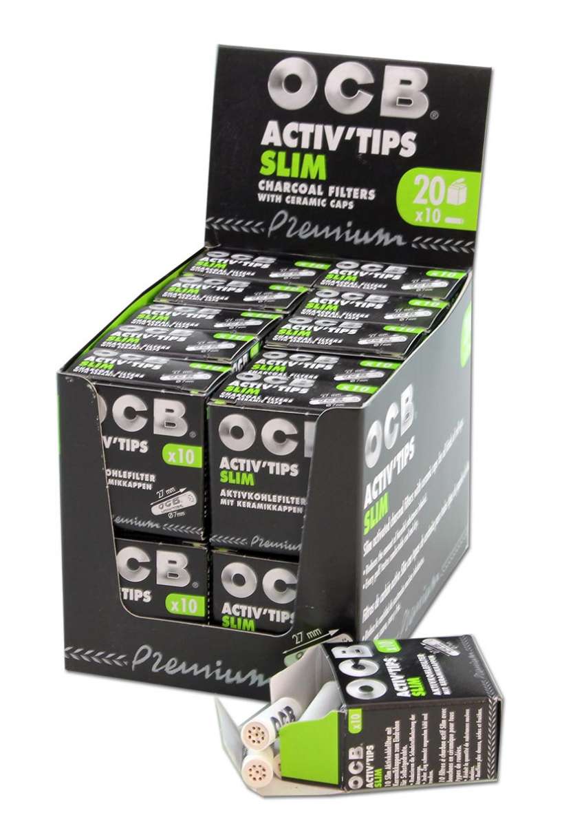 OCB PREMIUM ACTIV TIPS | FILTERS | REGO INTERNATIONAL | Canna Kingdom Online Store Buy Delivery