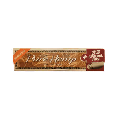 PURE HEMP UNBLEACHED K/S + TIPS | ROLLING PAPERS | REGO INTERNATIONAL | Canna Kingdom Online Store Buy Delivery