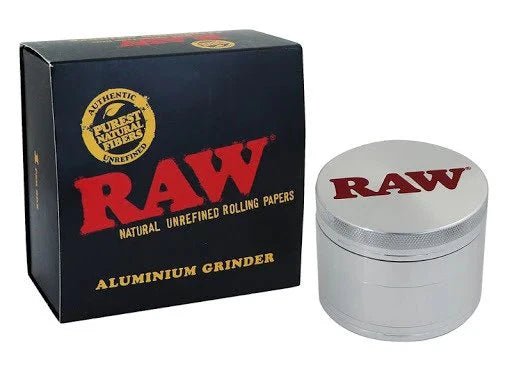 RAW ALUMINIUM GRINDER 4PC 56MM | GRINDERS | REGO INTERNATIONAL | Canna Kingdom Online Store Buy Delivery