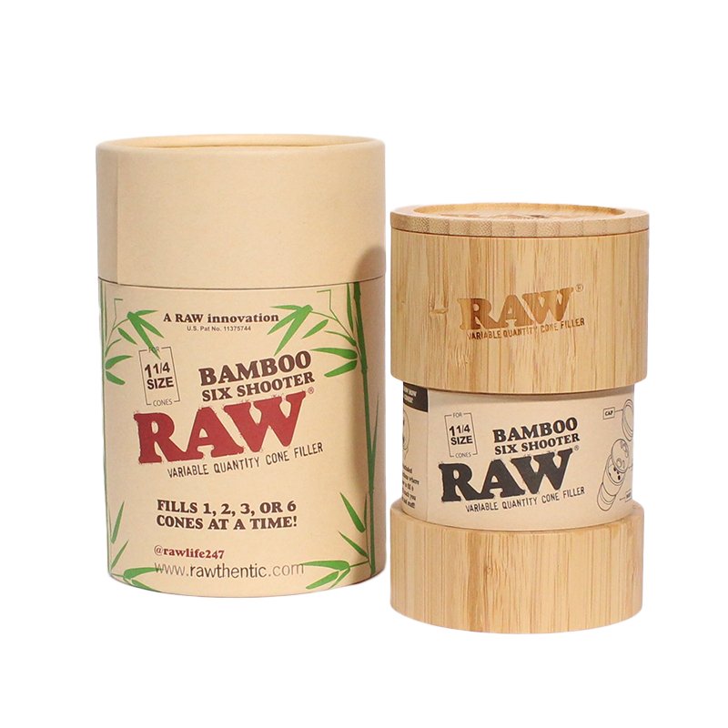 RAW BAMBOO SIX SHOOTER KS | CONES | REGO INTERNATIONAL | Canna Kingdom Online Store Buy Delivery