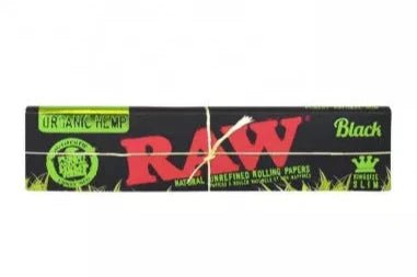 RAW BLACK ORGANIC HEMP K/S | ROLLING PAPERS | REGO INTERNATIONAL | Canna Kingdom Online Store Buy Delivery