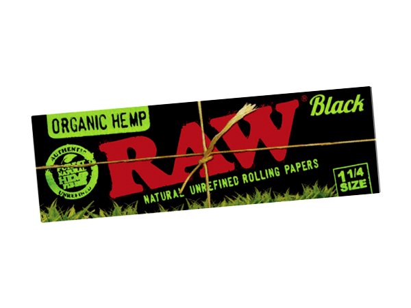 RAW BLACK ROLLING PAPER 1 1/4 | ROLLING PAPERS | REGO INTERNATIONAL | Canna Kingdom Online Store Buy Delivery