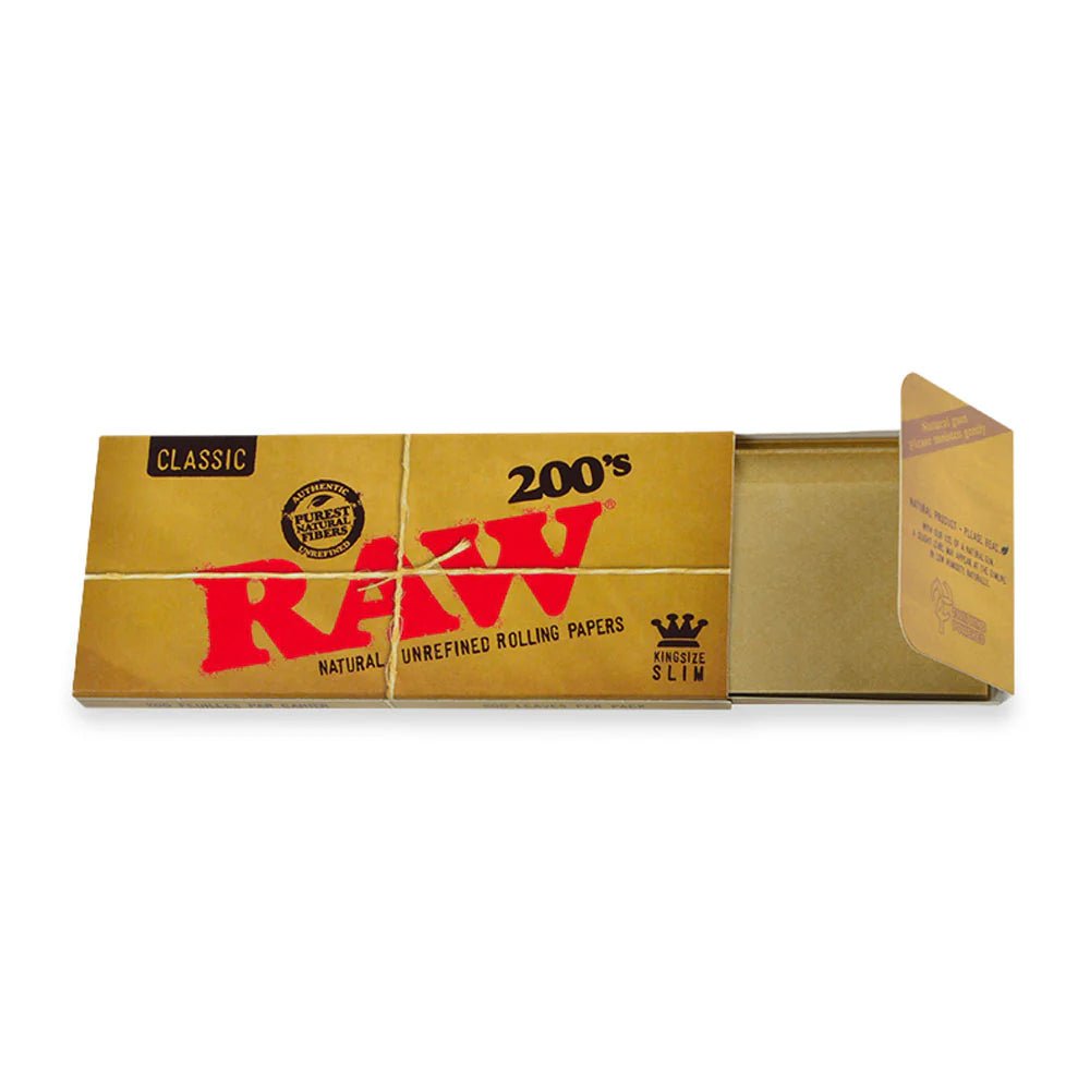 RAW CLASSIC 200'S KS SLIM | ROLLING PAPERS | REGO INTERNATIONAL | Canna Kingdom Online Store Buy Delivery