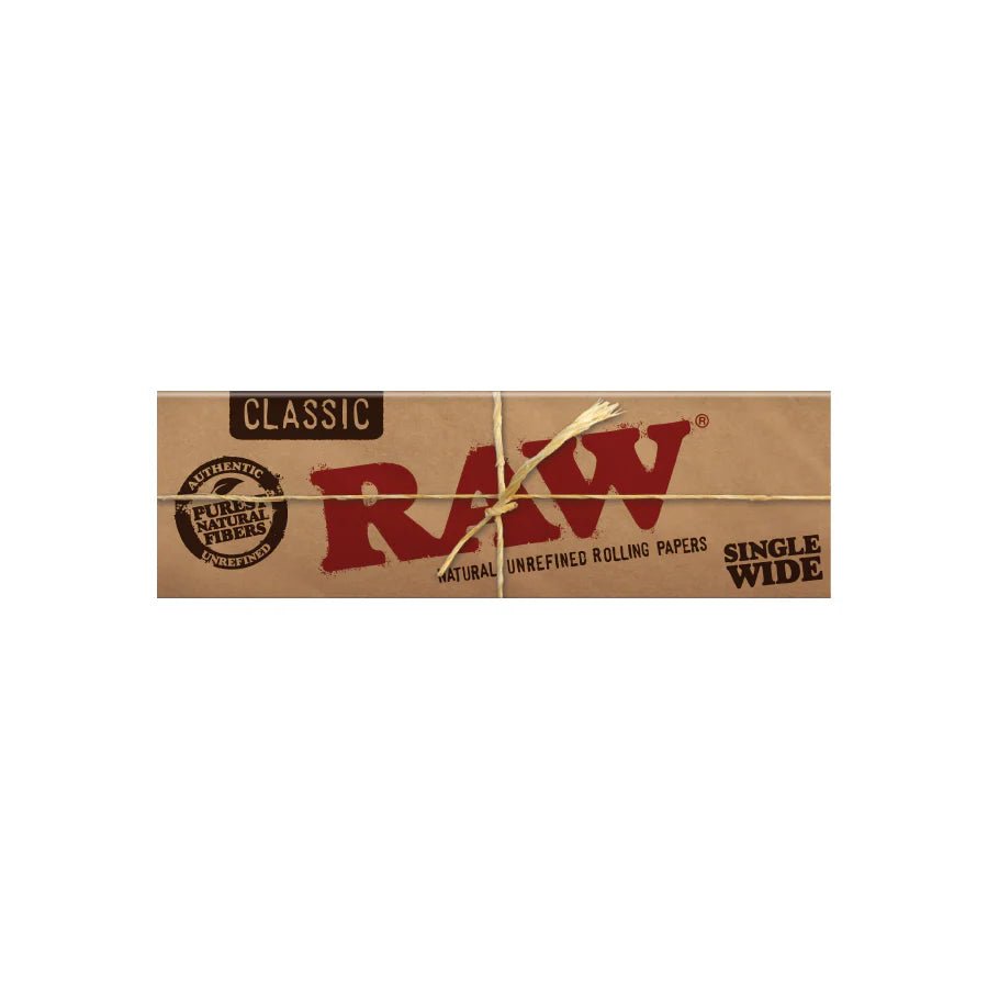 RAW CLASSIC ROLLING PAPERS SINGLE WIDE | ROLLING PAPERS | REGO INTERNATIONAL | Canna Kingdom Online Store Buy Delivery