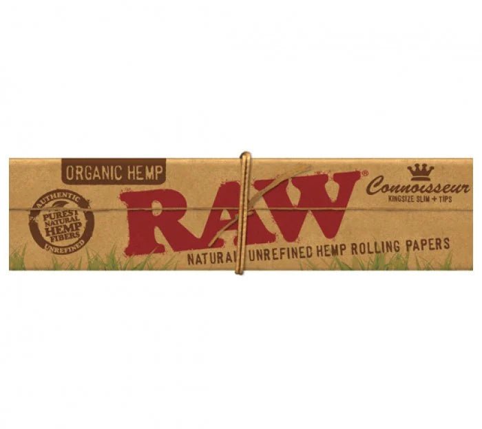 RAW CONNOISSEUR ORGANIC HEMP K/S + TIPS | ROLLING PAPERS | REGO INTERNATIONAL | Canna Kingdom Online Store Buy Delivery