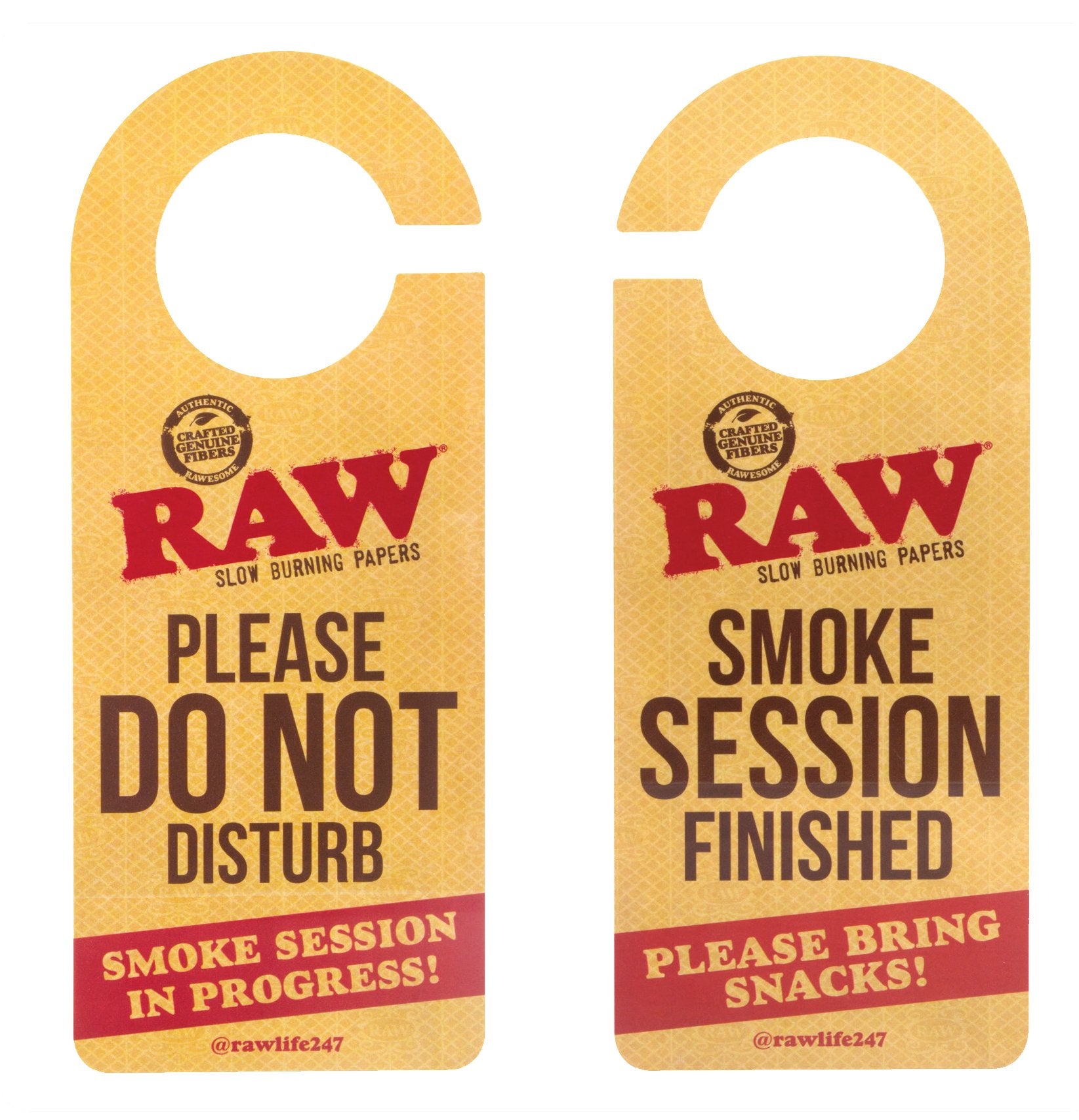 RAW DO NOT DISTURB DOOR HANGER | APPAREL | REGO INTERNATIONAL | Canna Kingdom Online Store Buy Delivery