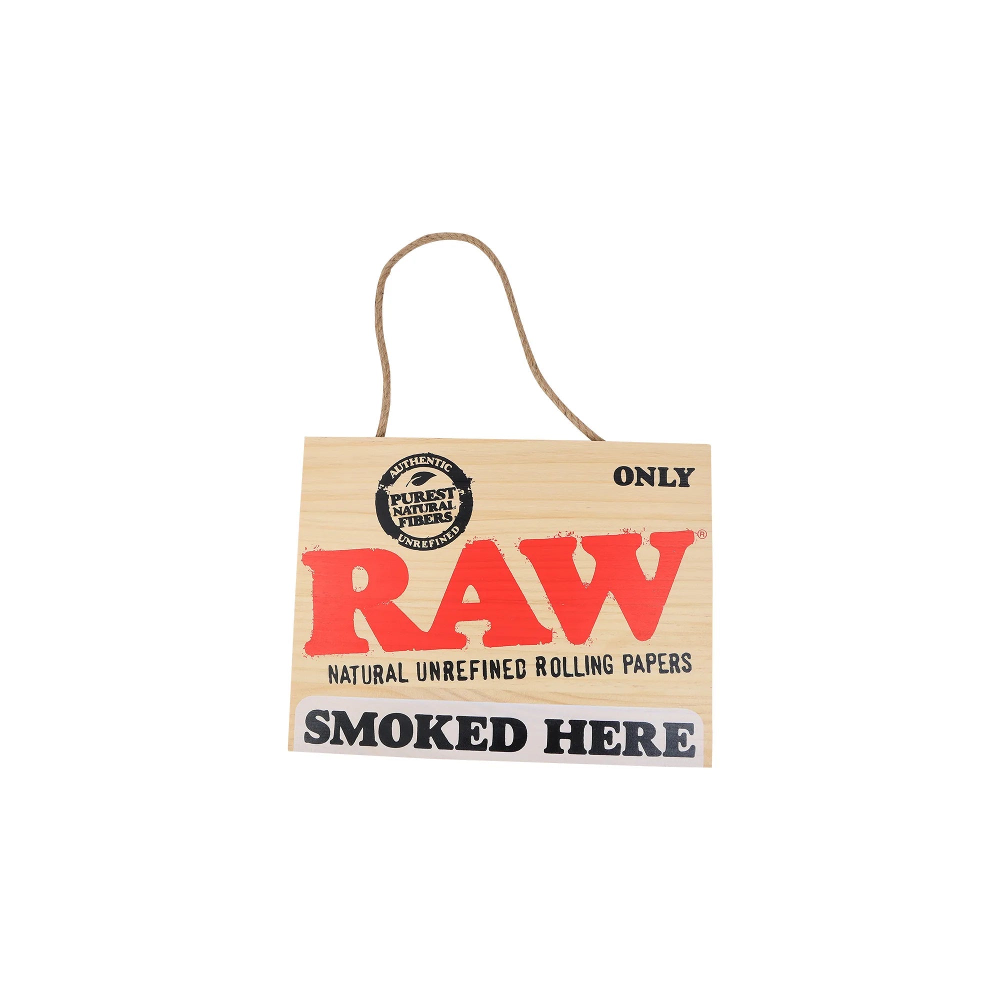 RAW WOODEN SIGN SMOKE HERE | APPAREL | REGO INTERNATIONAL | Canna Kingdom Online Store Buy Delivery