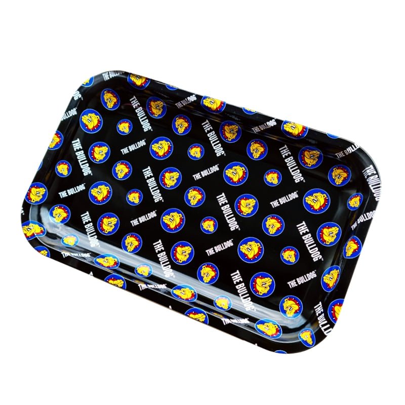 THE BULLDOG LOGO METAL TRAY SMALL | TRAYS | REGO INTERNATIONAL | Canna Kingdom Online Store Buy Delivery