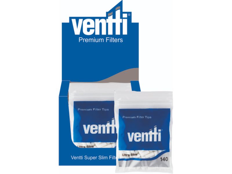 VENTTI BLUE SUPER SLIM FILTER TIPS | FILTERS | REGO INTERNATIONAL | Canna Kingdom Online Store Buy Delivery