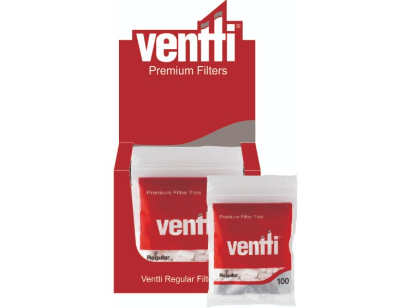 VENTTI RED REGULAR FILTER TIPS | FILTERS | REGO INTERNATIONAL | Canna Kingdom Online Store Buy Delivery