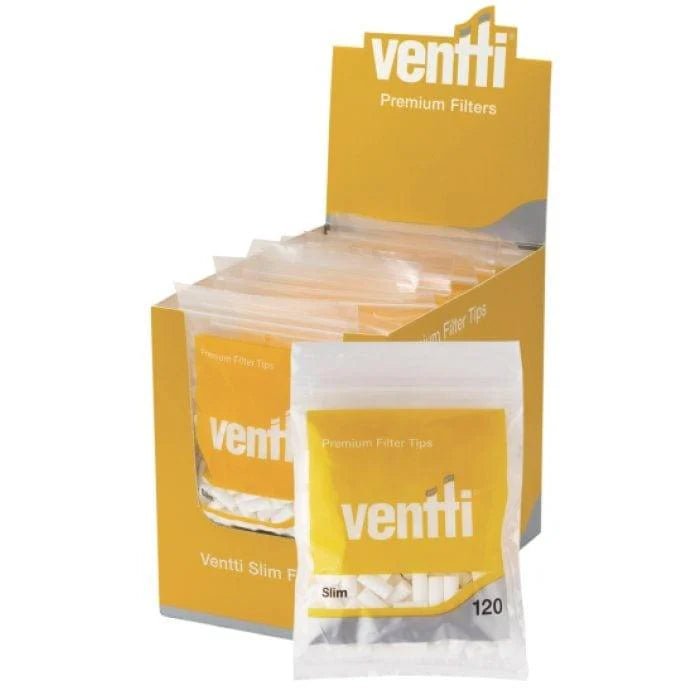 VENTTI YELLOW SLIM FILTER TIPS | FILTERS | REGO INTERNATIONAL | Canna Kingdom Online Store Buy Delivery